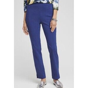 NWOT Chico's Size 3 Reg XL 16 So Slimming 360 Brigitte Rivet Slit Ankle Pants